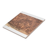 先住民アメリカンペトログリフロチェスターパネル タイル (側面)