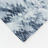 先住民アメリカンホワイトウルフ フリースブランケット (角)