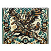 先住民アメリカンホース カレンダー (カバー)