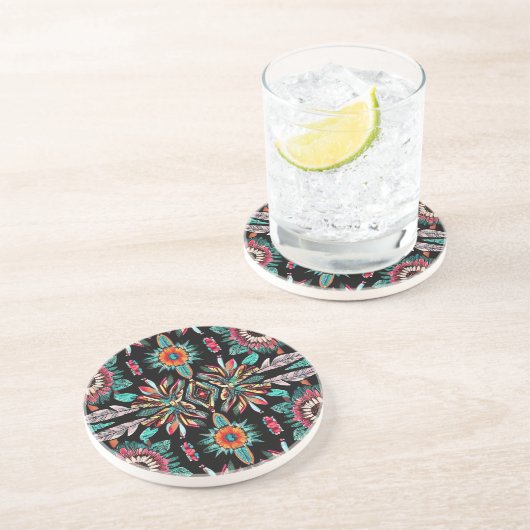 先住民アメリカンボヘマン コースター (側面)