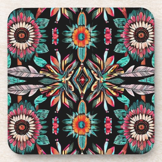 先住民アメリカンボヘマン コースター (正面)