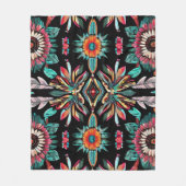 先住民アメリカンボヘマン フリースブランケット (正面)