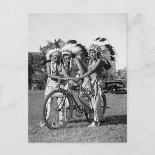 先住民アメリカンボーイズ, 1930年代 ポストカード