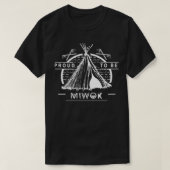 先住民アメリカンミョク族 Tシャツ (デザイン正面)