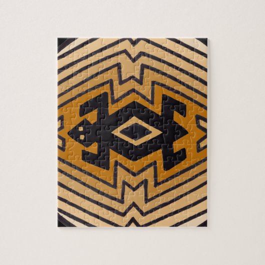 先住民アメリカンミンブルベア ジグソーパズル (縦)