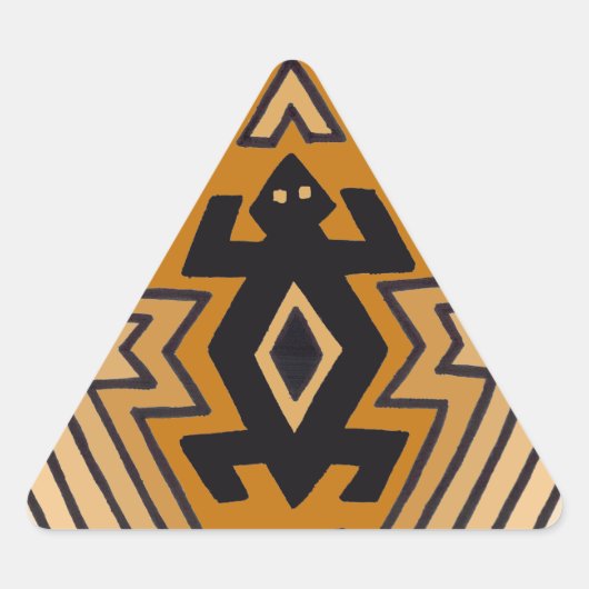 先住民アメリカンミンブルベア 三角形シール (正面)