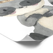 先住民アメリカンラクーンポスターキッズルームプリント ポスター (角)