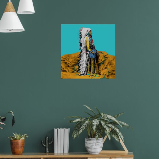 先住民アメリカンラコタスー ポスター (リビング1)