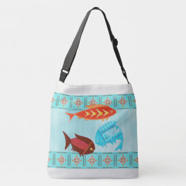 先住民アメリカンリバーフォーク クロスボディバッグ