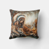 先住民アメリカンリラックスウィメンズバイリバー クッション (裏面)