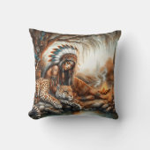 先住民アメリカンリラックスウィメンズバイリバー クッション (正面)