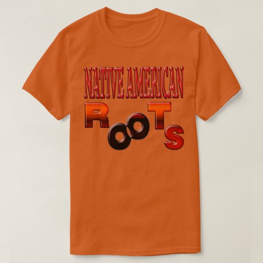 先住民アメリカンルーツネイティブアメリカンの日 Tシャツ (デザイン正面)