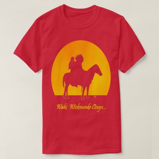 先住民アメリカンレインボーウォリアーズ Tシャツ (デザイン正面)