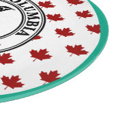 先住民アメリカンレッドブラックアートキラークジラ カッティングボード (角)