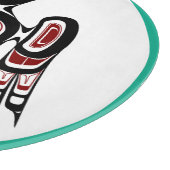 先住民アメリカンレッドブラックカイガニサンダーバード カッティングボード (角)