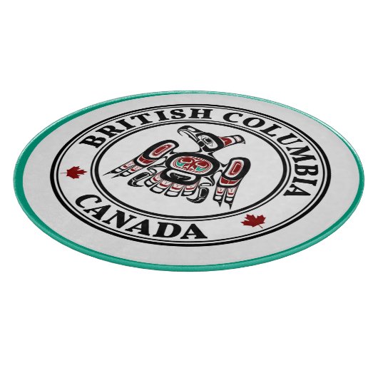 先住民アメリカンレッドブラックカイガニサンダーバード カッティングボード (角)