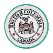 先住民アメリカンレッドブラックカイガニサンダーバード カッティングボード (正面)