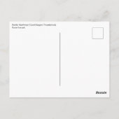 先住民アメリカンレッドブラックカイガニサンダーバード ポストカード (裏面)