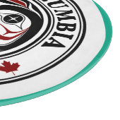 先住民アメリカンレッドブラックハイダアートウィーピングスカル カッティングボード (角)