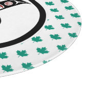 先住民アメリカンレッドブラックハイダアートキラークジラ カッティングボード (角)