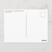 先住民アメリカンレッドブラックベクターアートキラークジラ ポストカード (裏面)