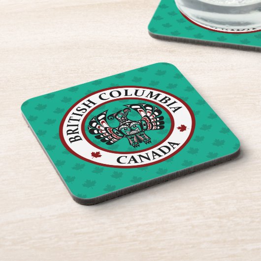 先住民アメリカンレッド白黒アートサンダーバード コースター (左側)