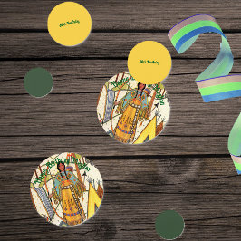 先住民アメリカンレディーウッズボウアロー刺繍 コンフェッティ