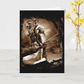 先住民アメリカンヴィンテージカード カード (黄色い花)