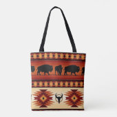 先住民アメリカン先住民トートバッグ トートバッグ (裏面)