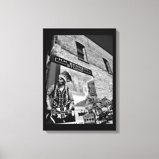 先住民アメリカン写真 キャンバスプリント (正面)