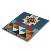 先住民アメリカン南西部トライバルデザイン タイル (側面)