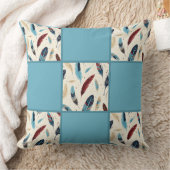 先住民アメリカン南西部フェザーキルトパターン クッション (ブランケット)