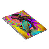 先住民アメリカン小さな女の子AIアート ノートブック (右側)