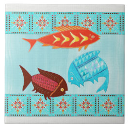 先住民アメリカン川フォークバスルームのデコシャワー タイル