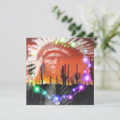 先住民アメリカン幽霊ダンス カード (スタンド正面)