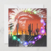 先住民アメリカン幽霊ダンス カード (裏面)