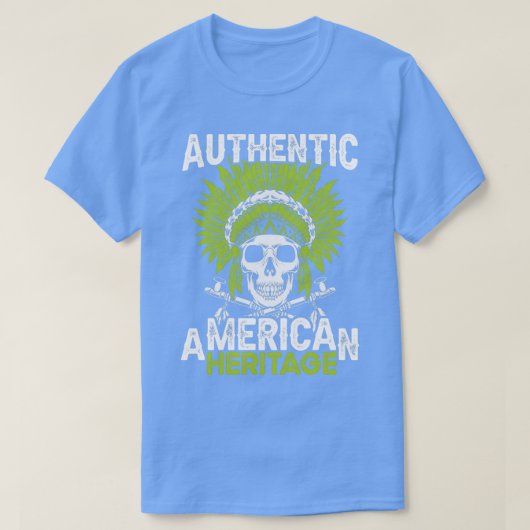先住民アメリカン引用文ホンチュアアメリカン Tシャツ (デザイン正面)