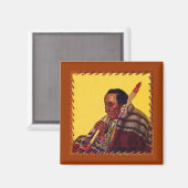 先住民アメリカン磁石 マグネット (正面/裏面)