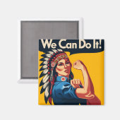 先住民アメリカン私たちはマグネットを行うことができる マグネット (正面/裏面)