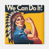 先住民アメリカン私たちはマグネットを行うことができる マグネット (正面)