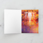 先住民アメリカン転がダンサーの雷 カード (内部)