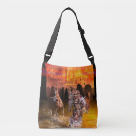 先住民アメリカン転がダンサーの雷 クロスボディバッグ