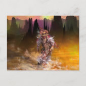 先住民アメリカン転がダンサーの雷 ポストカード (正面)