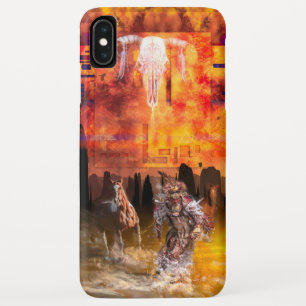 先住民アメリカン転がダンサーの雷 iPhone XS MAXケース