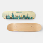 先住民アメリカン部族テント スケートボード (横)