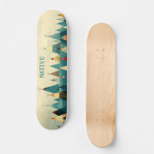 先住民アメリカン部族テント スケートボード (正面)