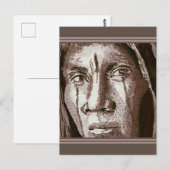 先住民アメリカン2004スケッチ ポストカード (正面/裏面)