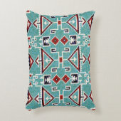 先住民アメリカン・インディアンナバホ・パターン アクセントクッション (正面(垂直))