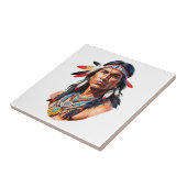 先住民アメリカン・インディアン・マン タイル (側面)