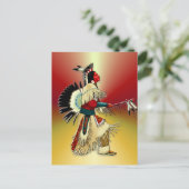 先住民アメリカン・ウォリアー#5 ポストカード (スタンド正面)